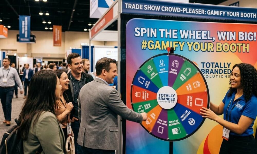 Gamify Your Booth: Why the Totally Branded Spin Wheel is the Ultimate Trade Show Crowd-Pleaser