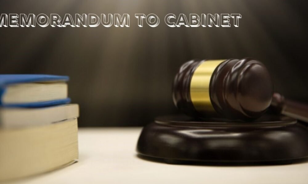 Memorandum to Cabinet
