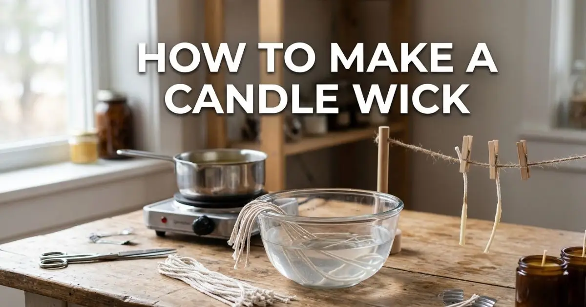 How to Make a Candle Wick