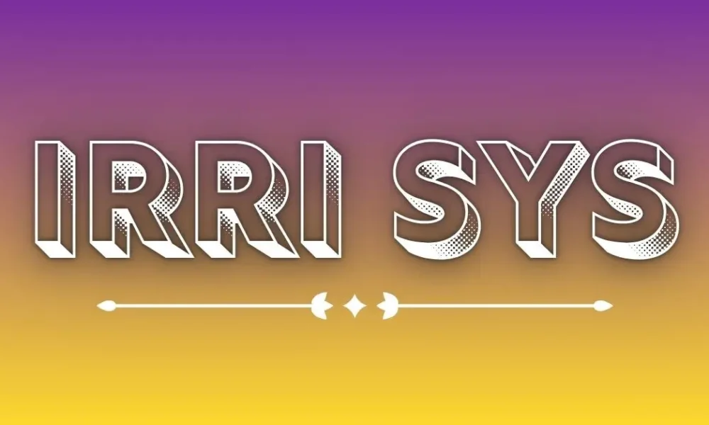 irri sys: Smart Irrigation for Better Farming